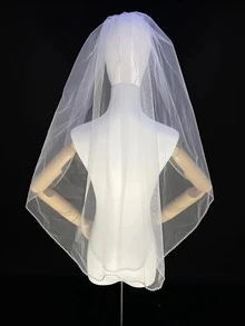 Rhinestone Decor Bridal Veil Fall Clothes For Women