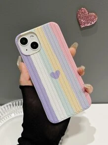 针织纹理 TPU 彩绘手机壳，适用于 iPhone7、iPhone7 PLUS、iPhone8、iPhone8 PLUS、iPhoneX、iPhoneXS、iPhoneXR、iPhoneXSMAX、iPhone11、iPhone11 PRO、iPhone11 PRO MAX、iPhone12、iPhone12 PRO、iPhone12 PRO MAX、iPhone13、iPhone13 PRO、iPhone13 PRO MAX、iPhone14、iPhone14 PRO、iPhone14 PRO MAX、iPhone14 PLUS、iPhone15、15 PRO、15 PLUS、15 PRO MAX、iPhone16、16 PRO、16 PLUS、16 PRO MAX 防水防震防摔防刮 - 彩色 - 查看 1