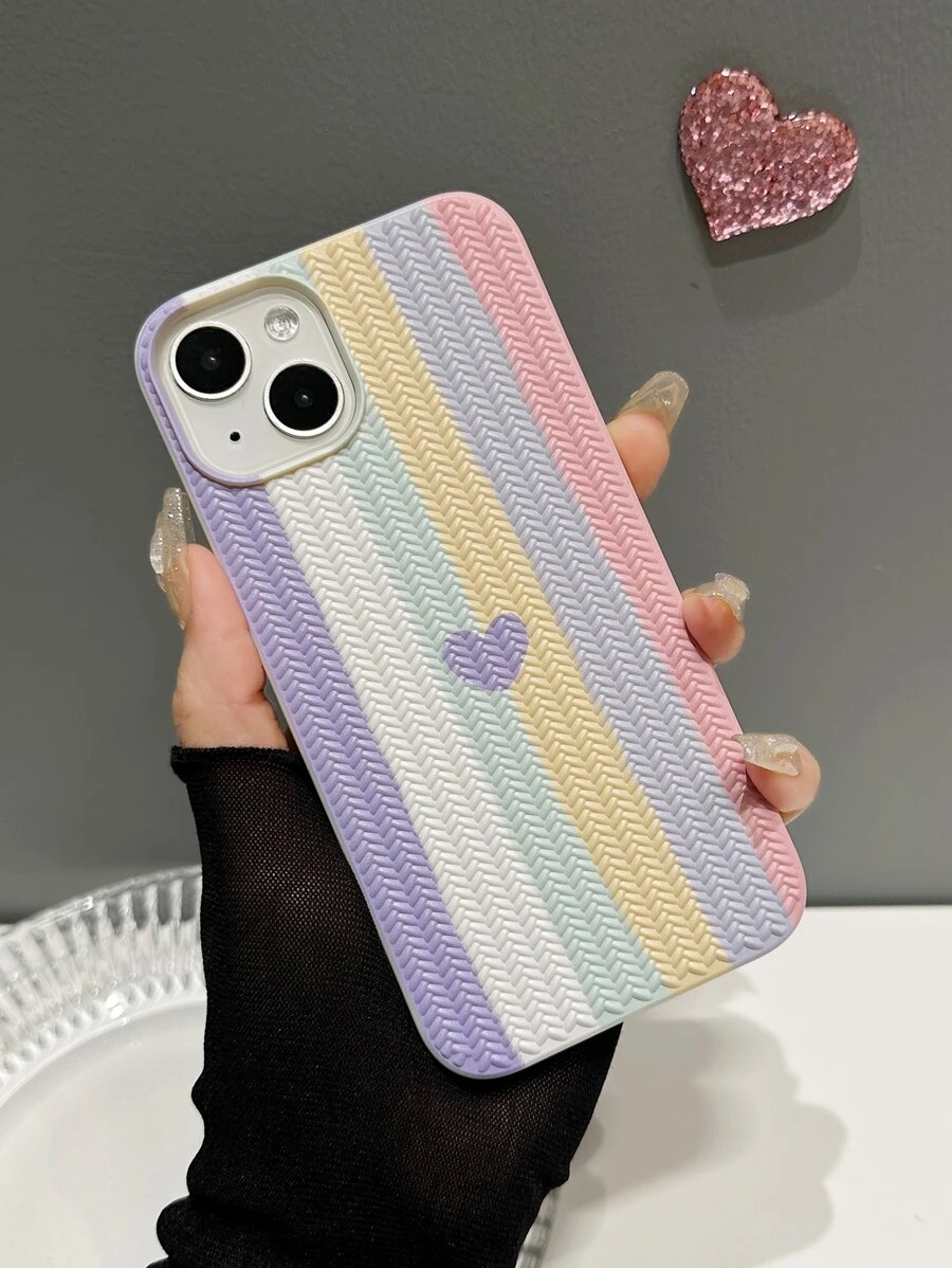 针织纹理 TPU 彩绘手机壳，适用于 iPhone7、iPhone7 PLUS、iPhone8、iPhone8 PLUS、iPhoneX、iPhoneXS、iPhoneXR、iPhoneXSMAX、iPhone11、iPhone11 PRO、iPhone11 PRO MAX、iPhone12、iPhone12 PRO、iPhone12 PRO MAX、iPhone13、iPhone13 PRO、iPhone13 PRO MAX、iPhone14、iPhone14 PRO、iPhone14 PRO MAX、iPhone14 PLUS、iPhone15、15 PRO、15 PLUS、15 PRO MAX、iPhone16、16 PRO、16 PLUS、16 PRO MAX 防水防震防摔防刮 - 彩色 - 查看 1