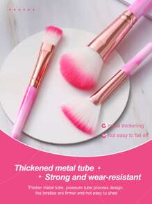 12pcs Makeup Brush Sets Premium Synthetic Hair  Eyeshadow Blending Brush Sets Cosmetics Tools For Face And Eyes,Brush Set,Makeup Brush Kit,Make Up Brush Set,Make Up Set Complete,Makeup Brush Set,Complete Makeup Kit,Brush Kit,Brushes Makeup Set,Makeup Gift Set,Set - Multicolor - View 3