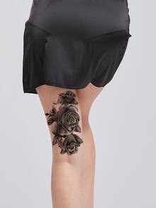 1sheet Flower Pattern Tattoo Sticker