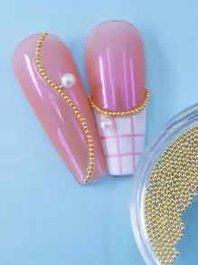 2Boxes 3D Bead Design Nail Art Decoration Diy Nail Charms Nail Gems Nail Supplies Nails