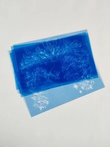 6入組臉部繪畫紋身模具 - 藍色 - 查看 3