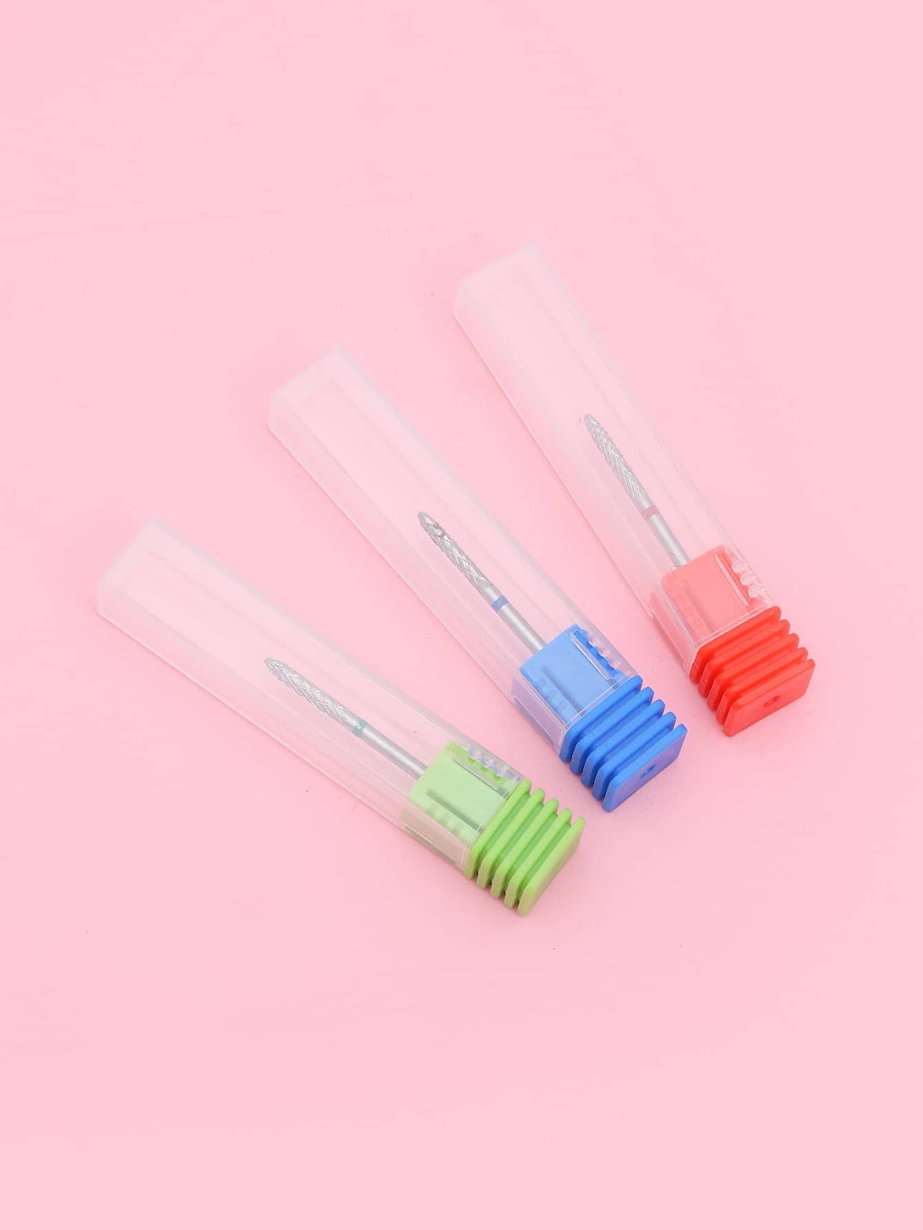 שלוש רקטות ציפורניים טונגסטן קרביד מקדח לציפורן חשמלית - ריבוי צבעים - ראה 5