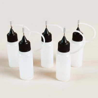 件/組 10ml 黑色尖蓋滴管瓶