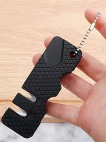 1pc Portable Knife Sharpener - Black - View 3