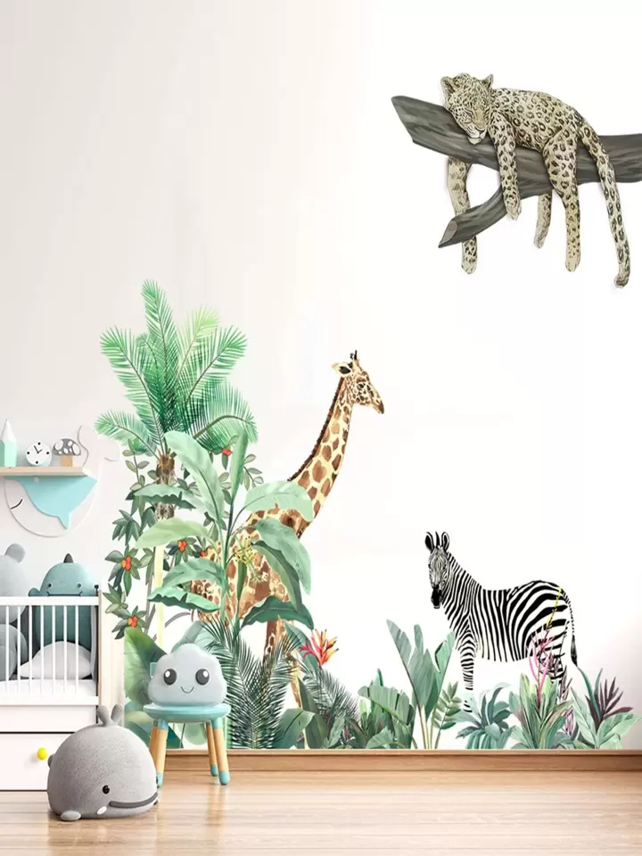 Animal Wall Stickers For Kids Rooms