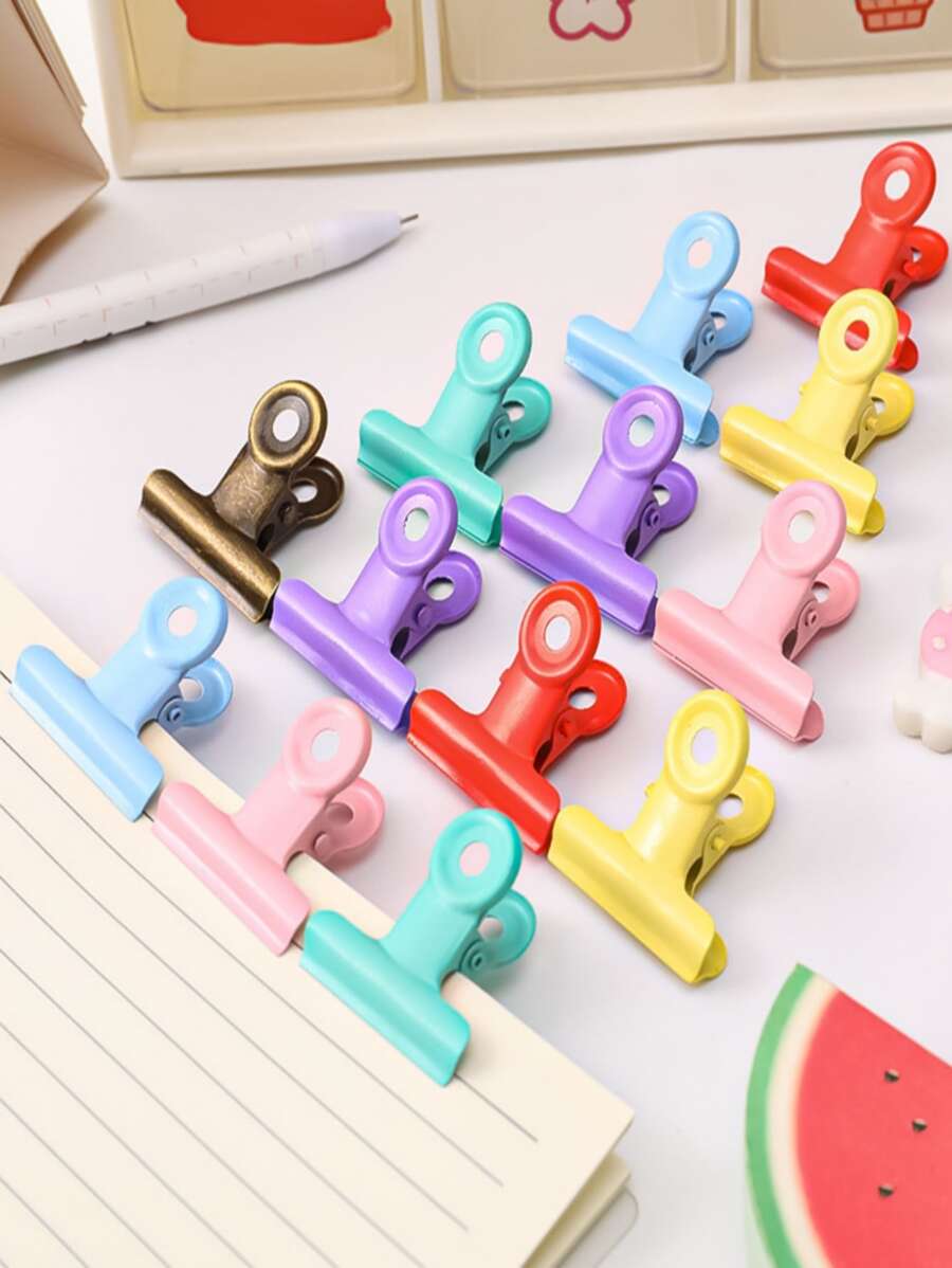 5 chiếc Kẹp Chất Kết Dính Màu Sắc Ngẫu Nhiên - Nhiều màu - Xem 1