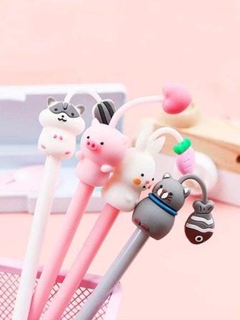 2入組動物設計隨機中性筆