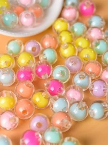 100 顆壓克力珠 DIY 珠寶配件