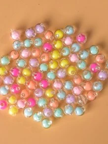 100 顆壓克力珠 DIY 珠寶配件