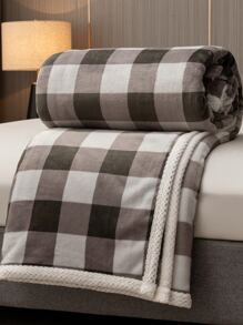 格紋圖案毯子 - 彩色 - 查看 4