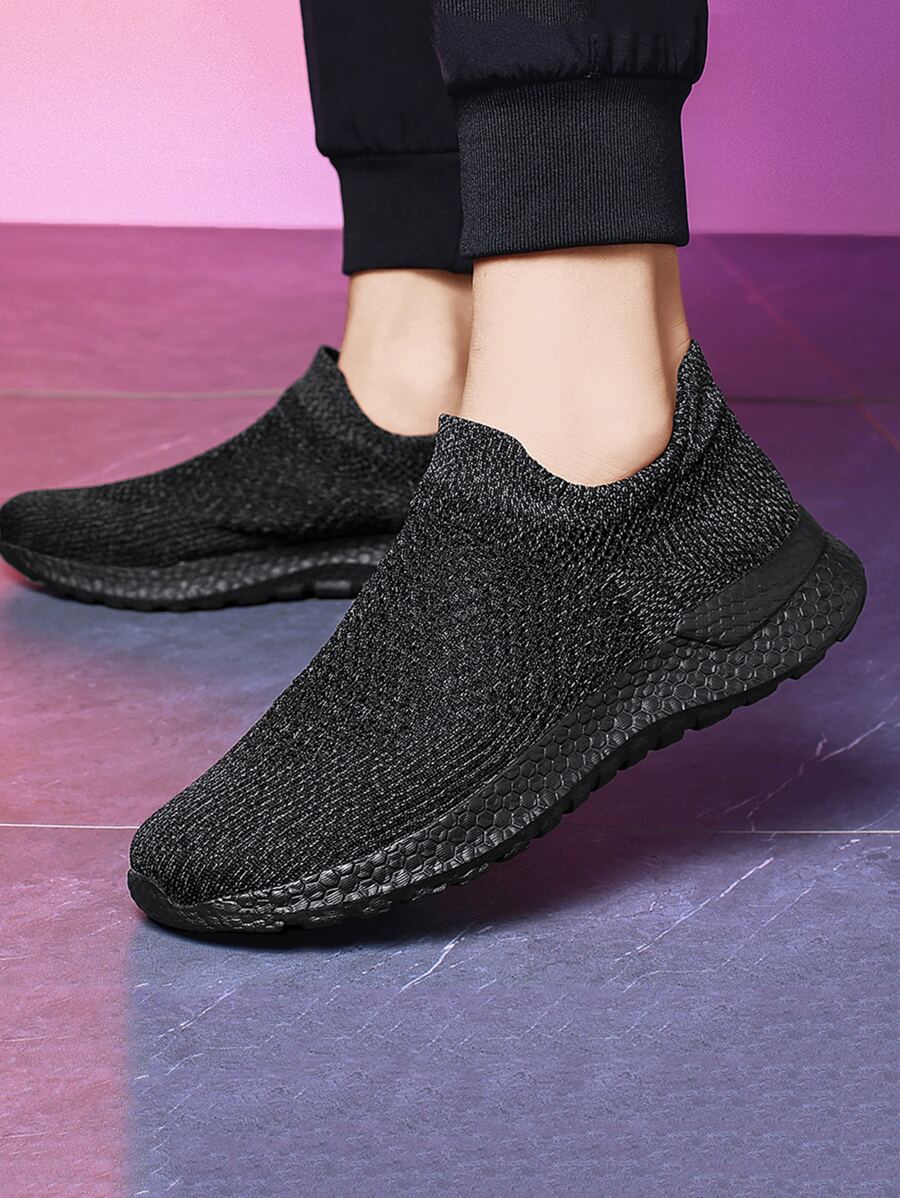 Hombres Zapatos para correr slip on - Negro - Ver 1