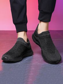 Hombres Zapatos para correr slip on - Negro - Ver 2