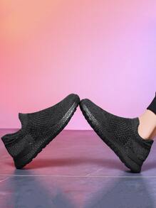 Hombres Zapatos para correr slip on - Negro - Ver 3