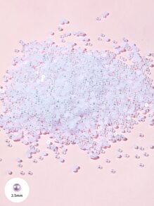 1入組珍珠美甲飾品 - 白色 - 查看 3