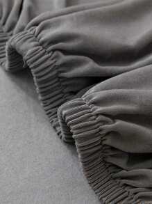 1入組通用椅子座位套適用於酒店 - 深灰色 - 查看 3