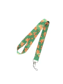 Christmas 1pc Gingerbread Man Print Phone Lanyard - Multicolor - View 3