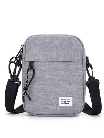 End&start Homme Sac carré mini à applique