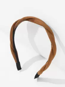 Twist Detail Headband - Brown - View 2