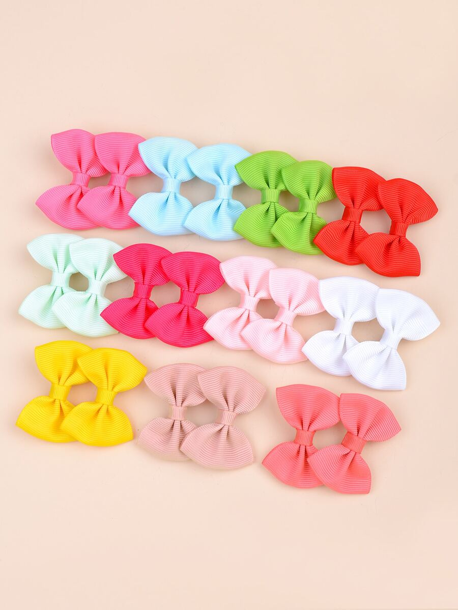 22 cái Kẹp Tóc Bé Gái Mới Biết Đi - Nhiều màu - Xem 1