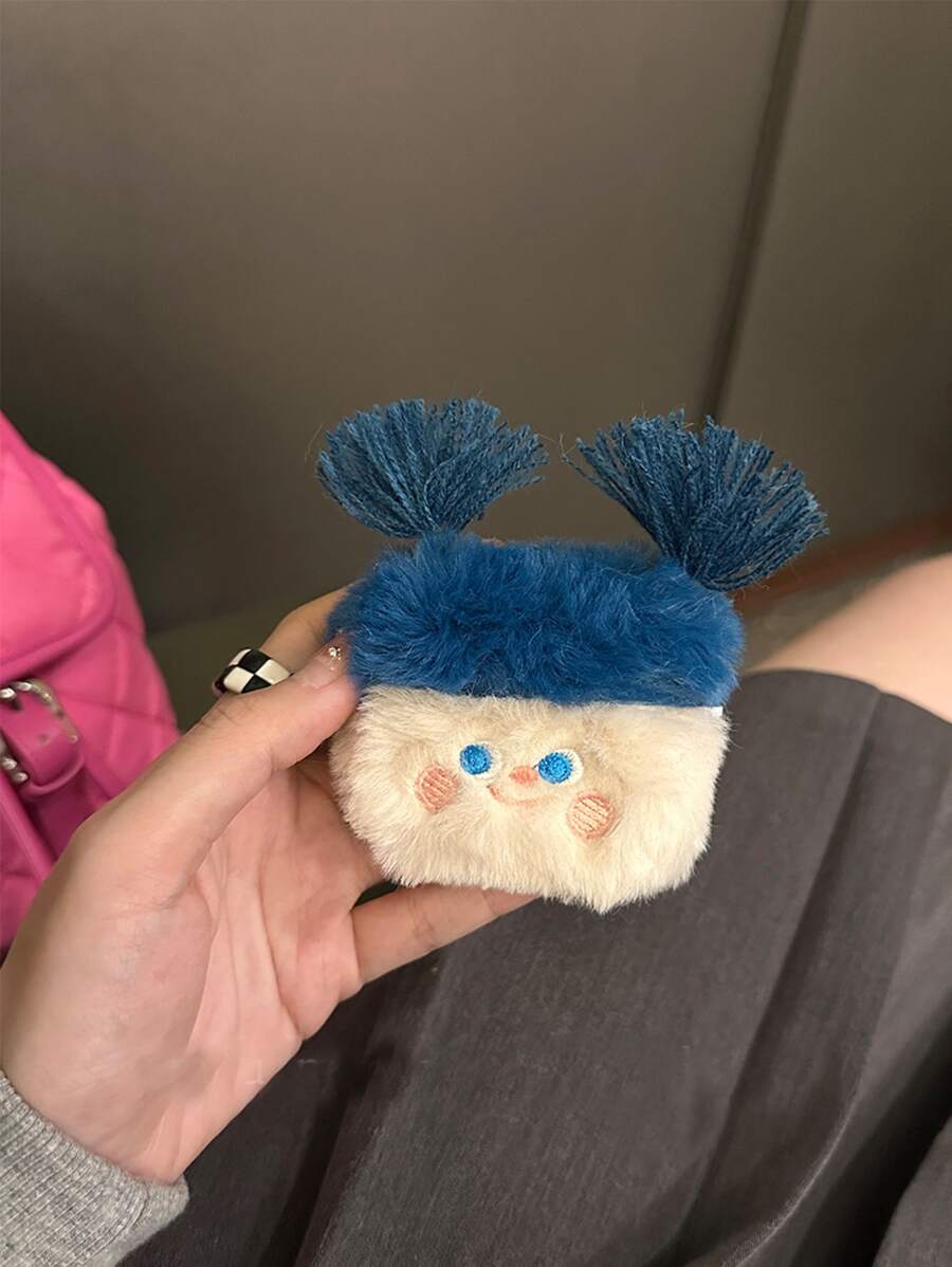 3D Cartoon Girl Design Case Compatible With Airpods - Multicolor - View 1