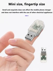 1 pieza Luz de coche USB