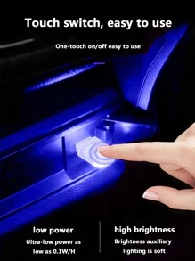 1 pieza Luz de coche USB