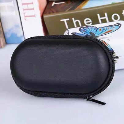 1pc Plain Data Cable Storage Bag