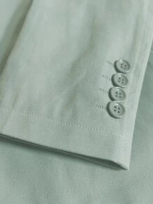 Hombres 1 pieza Blazer con botón - verde menta - Ver 3