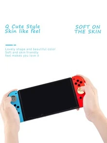 4 piezas Tapa de botón con diseño de gato compatible con Nintendo Switch con mando de juego - Multicolor - Ver 5