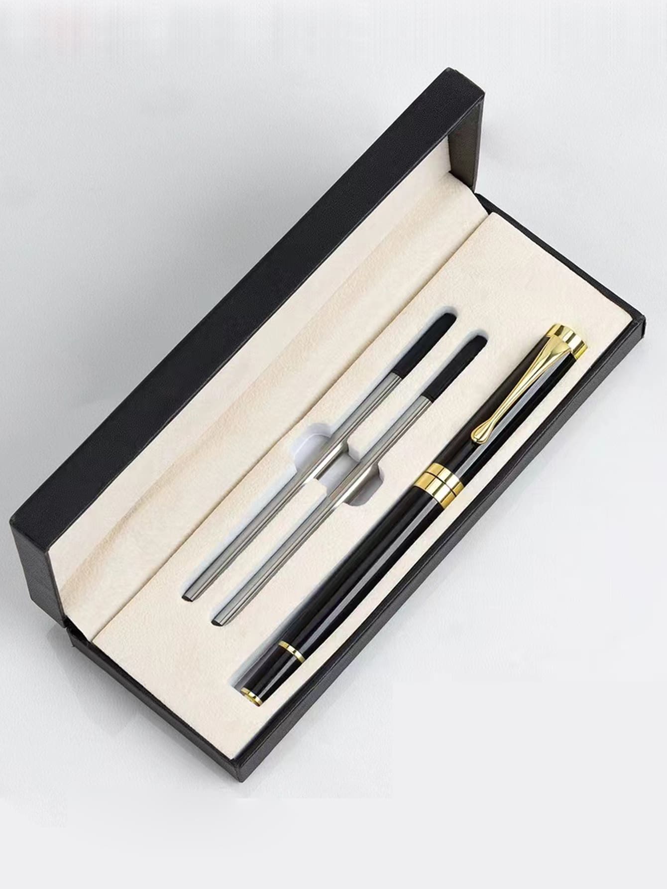 1件套中性筆帶收納盒 - 黑色 - 查看 1