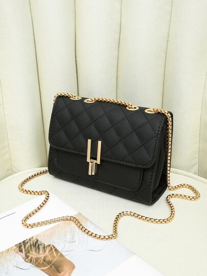 Waterproof,Lightweight,Business Casual Mini Quilted Flap Chain Square Bag For Teen Girls Women College Students,Rookies & White-collar Workers Perfect for Office,College,Work ,Business,Commute