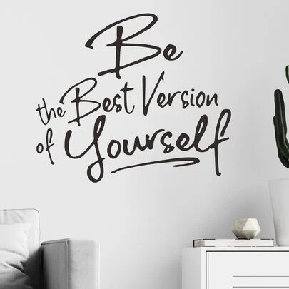 1 件标语图形墙贴、贴纸、墙贴、乙烯基贴花用于家居装饰、春季装饰品让您的家焕然一新、节日装饰贴纸礼物生日毕业