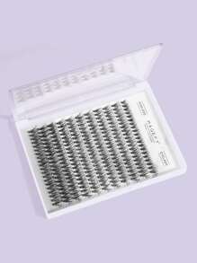 MAGEFY 30 Roots 220 Clusters Of Fishtail Segmented Mixed Style Eyelashes,With Longer Curls C Personal DIY Eyelashes Of Different Lengths,Natural Soft Handmade Eyelashes For Everyday Use,Manga Eyelashes For Travel - Black - View 4