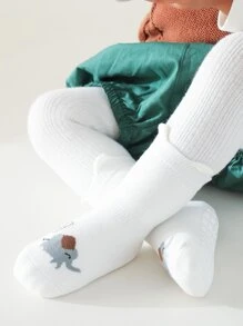 5雙嬰兒卡通圖案襪子 - 彩色 - 查看 4