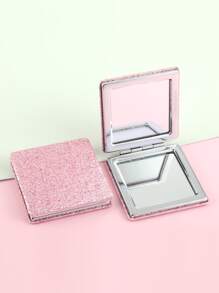 閃光化妝鏡- 送給姐妹、女兒、孫女、阿姨、母親、祖母和女朋友的生日、聖誕節、情人節、畢業典禮和母親節的完美禮物- 高品質緊湊尺寸適合隨身攜帶1 件2000 年代化妝鏡 - 淺粉色 - 查看 7