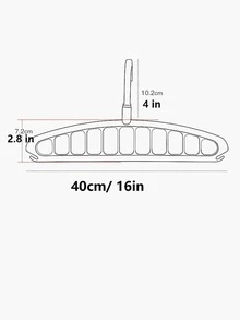 1 giá treo quần áo màu trơn - trắng - Xem 4