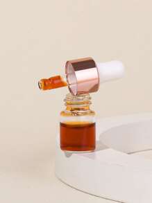 3pcs 2ml Mini Rose Gold Cap Glass Dropper Bottle Set For Essential Oils, Etc., Living Room Home Bedroom Bathroom House Decor, Travel Stuff, Wedding, Party, Birthday, Gifts For Men Mom Dad Friends, New Years, Accessories, Funny Gift