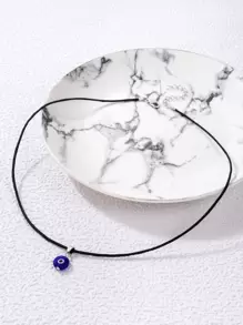 imoli Evil Eye Pendant Necklace - Blue - View 10