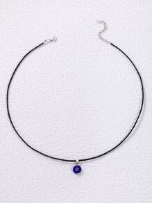 imoli Evil Eye Pendant Necklace - Blue - View 11