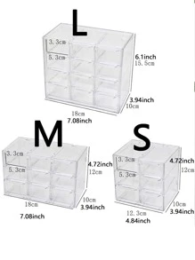 1 ngăn đựng đồ trang sức nhiều ngăn - Trong sáng - Xem 2