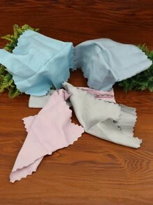 6pcs Scallop Trim Washcloth - Multicolor - View 2