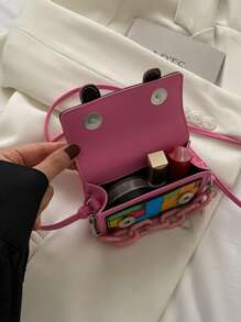 Túi Crossbody Nữ Khóa Khối Màu Sẵn sàng - Nhiều màu - Xem 5