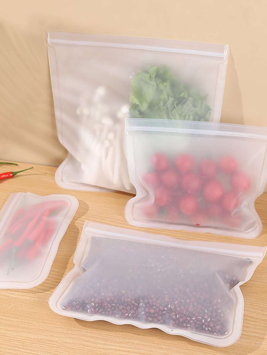 1 pieza Bolsa de almacenamiento de alimento transparente - transparente - Ver 1