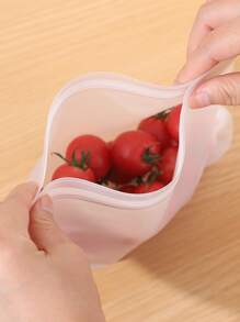 1 pieza Bolsa de almacenamiento de alimento transparente - transparente - Ver 2