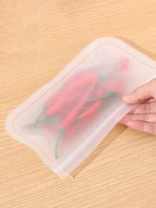 1 pieza Bolsa de almacenamiento de alimento transparente - transparente - Ver 7