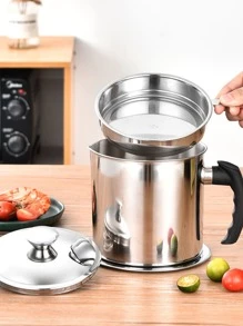 1 pieza Olla de filtro de aceite de acero inoxidable - Multicolor - Ver 2