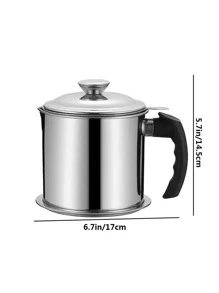 1 pieza Olla de filtro de aceite de acero inoxidable - Multicolor - Ver 3