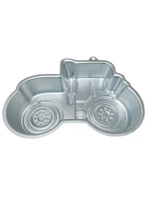 1 pieza Molde de pastel de coche - Plateado - Ver 2
